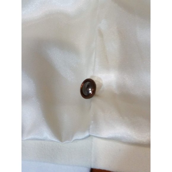 Bob Mackie Dressy Women's Medium Tunic Top Button Front - Picture 11 of 12